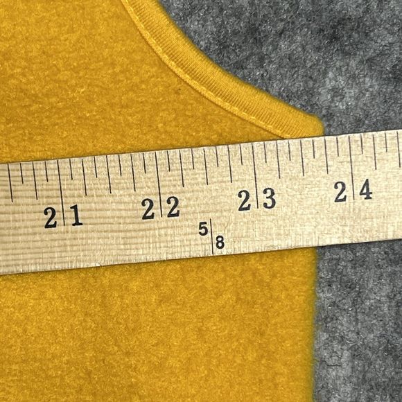 VINTAGE Gap Alpine 317 Racing Series Vest Men's L Yellow Fleece Mountain - Picture 6 of 13